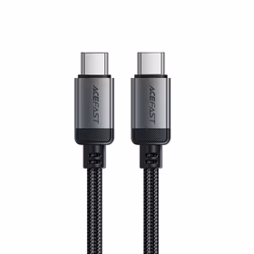 "Acefast C20-03" USB-C kabelis - USB-C 480Mb/s 3A 1,2 m - juodas