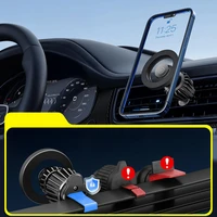 Automobilinis laikiklis (m) BH-16A karboninis magnetinis MagSafe prie oro ventiliacijos (BH16AC-MAVB) juodas (m)