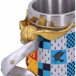 Harry Potter Golden Snitch taurė su išimamu nerūdijančiojo plieno puodeliu dovanų dėžutėje, 600 ml