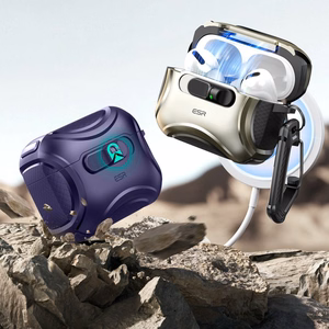 ESR Cyber FlickLock MagSafe deklas AirPods Pro 3 - Violetinis