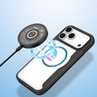 Dux Ducis Skin X Pro dėklas iPhone 17 Pro su pinigine, suderinamas su MagSafe - juodas