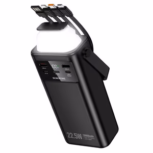 Išorinė baterija Power Bank Borofone BJ65 22.5W 30000mAh juoda