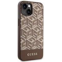 Guess GUHMP14SHGCFSEW iPhone 14 / 15 /13 6.1" rudas/rudas hardcase GCube Stripes MagSafe