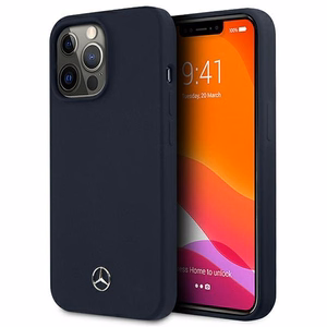 Mercedes MEHCP13LSILNA iPhone 13 Pro / 13 6.1" tamsiai mėlynas dėklas Silicone Line