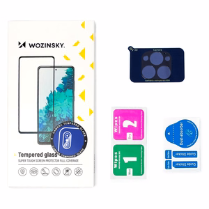 Wozinsky pilnas kameros stiklas 9H grūdintas kameros stiklas Realme C35 telefonui