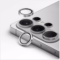 UNIQ Optix Aluminium Camera Lens kameros stiklas Samsung Galaxy S26 / S26 Plus sidabrinis