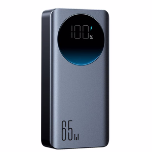 Joyroom JR-PBF05 Pro 30000mAh 65W Powerbank su Skaitmeniniu Ekranu 2x USB-C 1x USB-A - Juodas