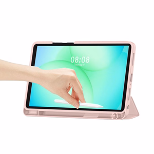 TechProtect SmartCase Pen dėklas Samsung Galaxy Tab A9+ / A11+ Plus 11.0 rožinis