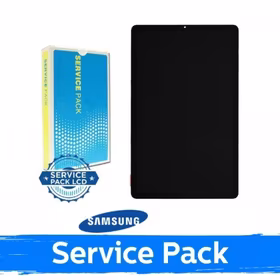 Ekranas skirtas Samsung P610 / P615 / P613 / P619 / P620 / P625 Tab S6 Lite 2020 (2022 / 2024) juodas (Service Pack)