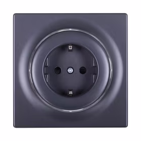 Fibaro FGWSONF-011-8 šakutės lizdas F tipas Juoda