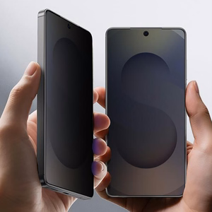 "AmazingThing TITAN Vision 7" grūdintas stiklas "Samsung S26" itin matinis privatumas