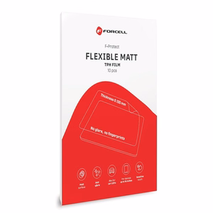 Plėvelė pjovimo aparatui Forcell F-Protect Flexible TABLET MATT planšetėms iki 16" 10 vnt.