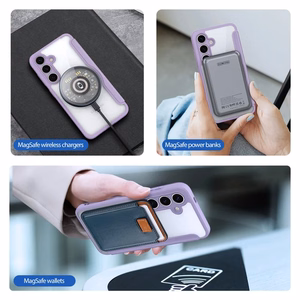 Dėklas Dux Ducis Skin X Pro skirtas Samsung S931 S25 violetinis
