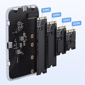 Ugreen M.2 NVMe SSD magnetinis dėklas - baltas