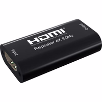 Techly IDATA HDMI2-RIP4KT vaizdo ir garso signalų ilgintuvas AV kartotuvas Juoda
