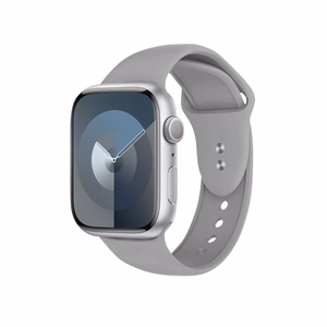 Crong Liquid Apple Watch dirželis, 44/45/46/49 mm, pilkas