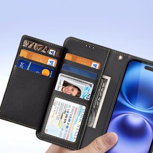 Dux Ducis Lawa odinis dėklas telefonui skirtas iPhone 16 - juodas