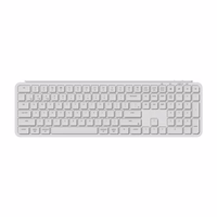 Ultra Slim Keychron B6 Pro 2.4G belaidė klaviatūra (balta) [B6P-K8]