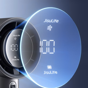 Jisulife Handheld Fan Pro1 S 5000mAh FA53PRO Mini Blower Portable USB Metal Fan - Dark Gray