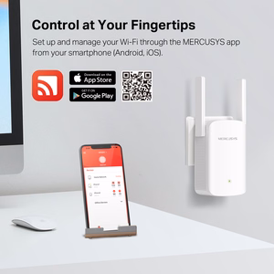 Mercusys ME60X belaidis Wi-Fi stiprintuvas 1500Mbps