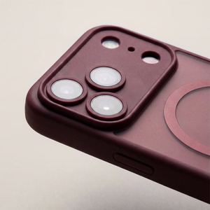 Mag Matt dėklas iPhone 16 6,1" kaštoninė