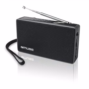 Muse M-030R 2 diapazonų nešiojamasis radijas, juodas