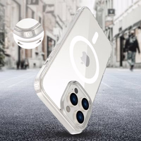 Tech-Protect Flexair Hybrid CC Magnetinis iPhone 16 Pro Max dėklas - skaidrus