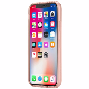 Incase Protective Guard dėklas, skirtas iPhone XS / X, rausvo aukso spalvos