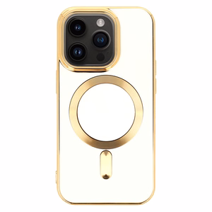 Grožio MagSafe dėklas IPHONE 15 PLUS baltas