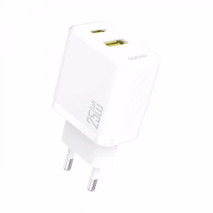 Įkroviklis Dudao GaN A26T baltas 25W (PD / QC3.0)