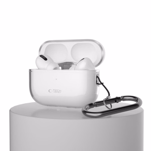 Tech-Protect FlexAir dėklas Apple AirPods Pro 1 / 2 - skaidrus