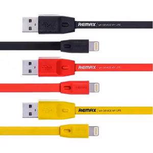 USB laidas Remax Full Speed RC-001i geltonas Lightning 200cm