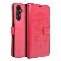 MEZZO knygos tipo dėklas telefonui SAMSUNG A05s su sapnų gaudykle, purpurinis