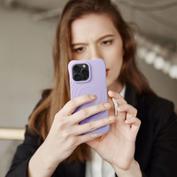 Silikoninis Zephyr Mag dėklas telefonui, suderinamas su MagSafe, skirtas IPHONE 14 PRO MAX, alyvinės spalvos