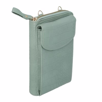 Megztas krepšys telefonui GCW12 mėtinis