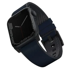 Uniq Straden odinis Hybrid dirželis skirtas Apple Watch 1/2/3/4/5/6/7/8/SE/SE2/Ultra 42/44/45/49mm - mėlynas