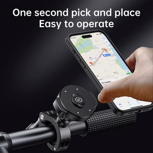 Blavec dviračio laikiklis BV-03 Velo Quick Lock Magsafe vairui (BV03-QLMHB) juodas