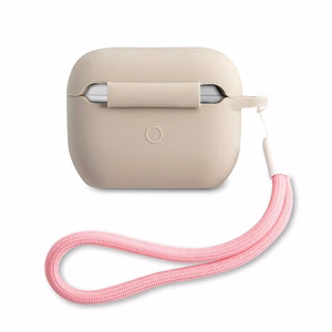 Guess GUACAPLSVSGP AirPods Pro cover gray pink/grey pink Silicone Vintage