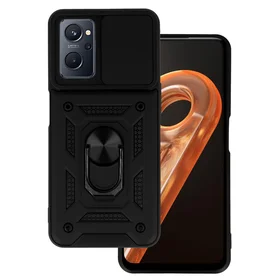 Dėklas telefonui Slide Camera Armor Realme 9i juodas