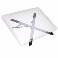 Sulankstomas nešiojamo kompiuterio stovas Hoco HD9 pilkas