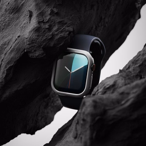 Ringke Slim 2-jų dalių dėklas Apple Watch 10 46mm - Skaidrus ir Matinis Juodas