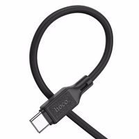 Kabelis USB-C į USB-C Hoco 3A 60W 1 m X90 juodas