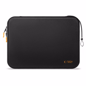 Tech-Protect Hardpouch dėklas 15-16 colių nešiojamam kompiuteriui juodas ir oranžinis