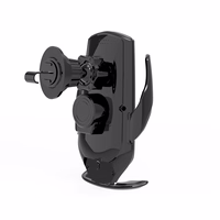 "Maxlife" automobilinis laikiklis oro angai MXCH-08 automatinis su belaidžiu įkrovimu juodas 15W