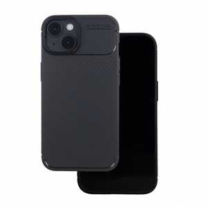 Carbon juodas dėklas for iPhone 16 6,1"