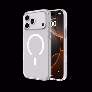 JUST MUST MAGSAFE CRYSTAL I dėklas iPhone 17 Pro Max skaidrus
