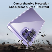 Rock Crystal Transparent Series Dėklas telefonui Samsung Galaxy S25 skaidrus