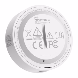 Temperatūros ir drėgmės jutiklis SONOFF AirGuard SNZB-02M