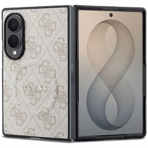 Rausvas „Guess 4G Classic MagSafe“ dėklas, skirtas „Samsung Galaxy Z Fold8“