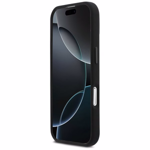 BMW M Silicon Tricolor Line MagSafe deklas iPhone 17 - juodas
